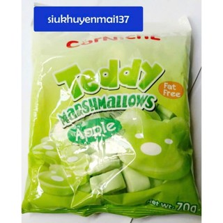 gói 70 gr Kẹo marshmallows CorNichE Mini White, hsd: 8/2025