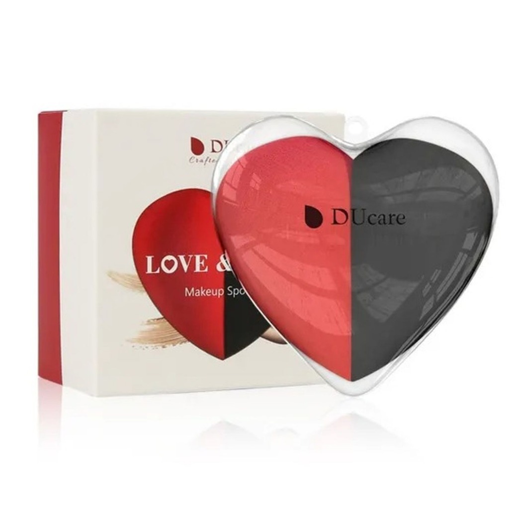 Bộ 2 Mút Tán Kem Nền DUCARE Lovehate 2 in 1 Makeup Sponge Set