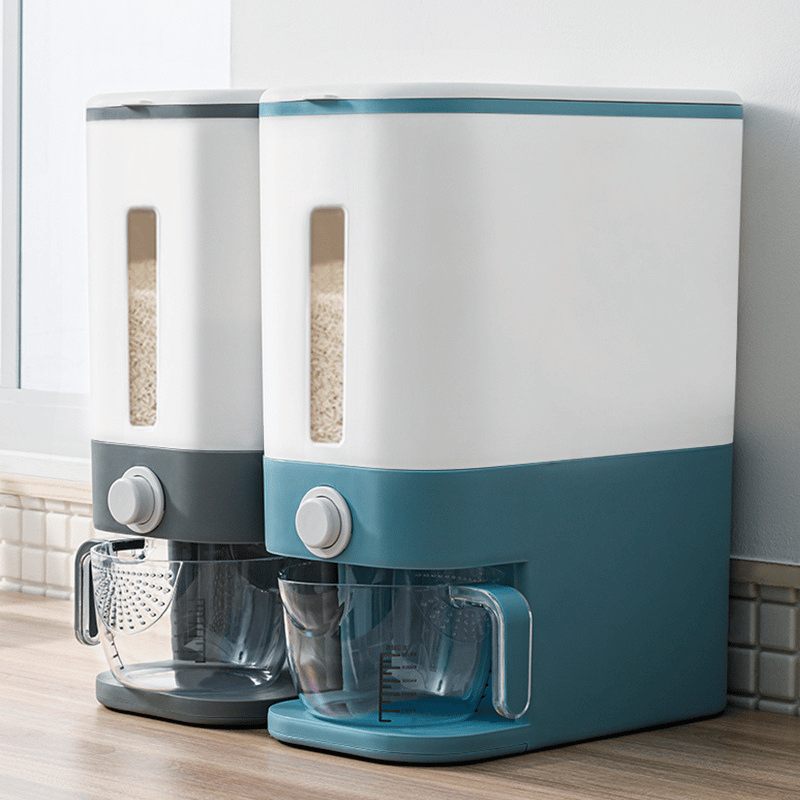 Thùng Đựng Gạo Thông Minh 12 Kg Kèm Cốc Đong Tiện Lợi