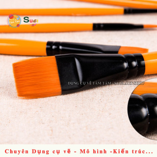 Bộ cọ vẽ kèm túi đựng  Mont Marte - Bộ cọ vẽ màu Acrylic , màu dầu , màu nước  [ Sugi art shop]