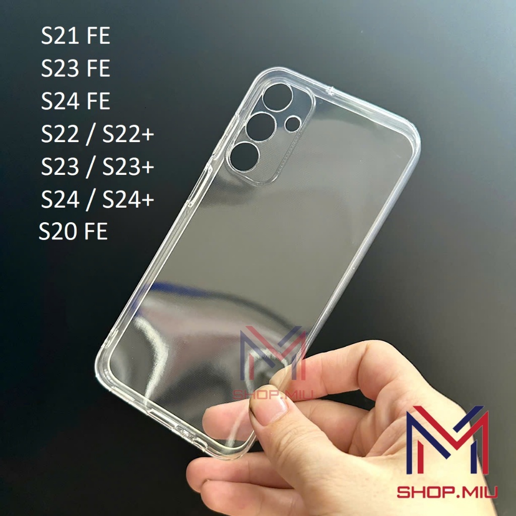 Ốp silicon Ốp lưng SamSung S24 FE , S21 FE , S23 FE , S20 FE , S22 plus ốp samsung chống sốc bảo vệ camera