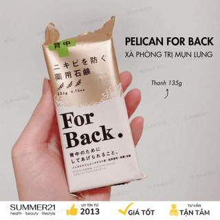  Xà phòng hỗ trợ giảm mụn lưng PELICAN 135g 