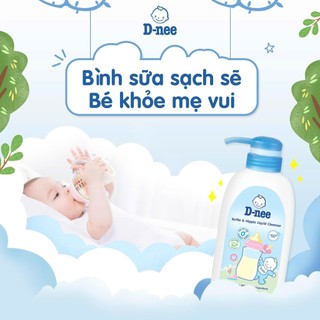 Chai nước rửa bình Dnee tem đại thịnh dautayshop.vn