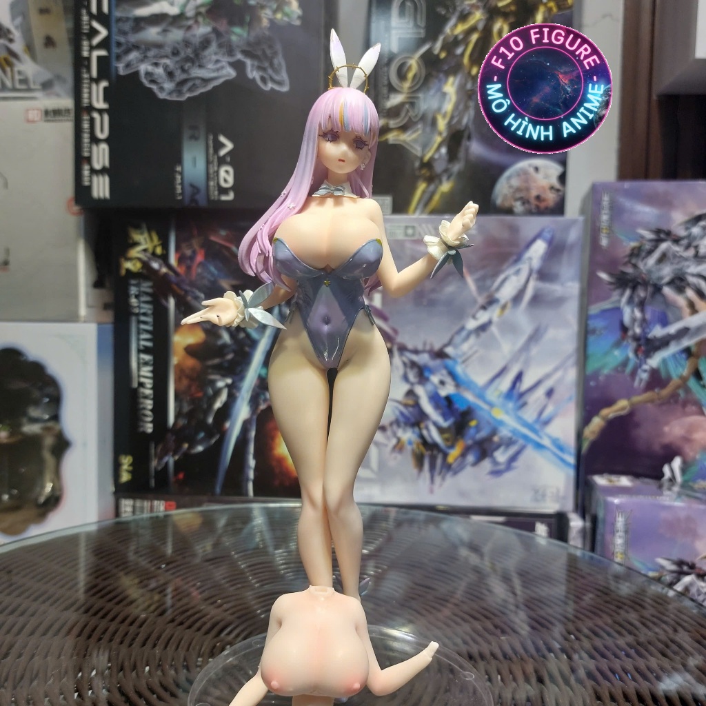 Mô hình nhân vật nữ Plymouth Bunny Girl 2 thân silicon- Mô hình nhân vật girl Cao 28Cm