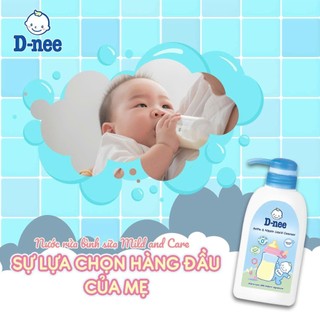 Nước rửa bình Dnee dạng chai 500ml (tem Đại Thịnh)