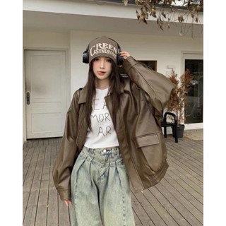 ( HÀNG SẴN - LOẠI ĐẸP ) Áo khoác da biker FORM TO 2 LỚP túi hộp Hyein Jacket