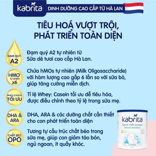 [Date 03/2025] Sữa dê Kabrita số 1 cho trẻ - Lon 400g