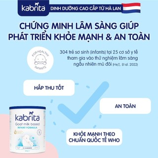 [Date 03/2025] Sữa dê Kabrita số 1 cho trẻ - Lon 400g