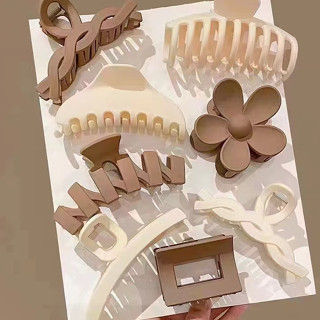  Combo 8 Kẹp Tóc Móng Vuốt Cua Kẹp tóc nhựa Acrylic nhiều màu phong cách Hàn Quốc dành cho nữ 