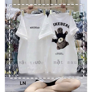Áo phông gấu Mikebear in 2 mặt DA6