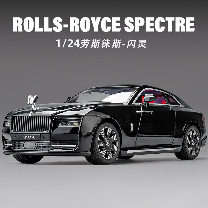Mô hình xe kim loại ô tô Roll Royce SPECTRE tỉ lệ 1:24 khung thép chắc chắn