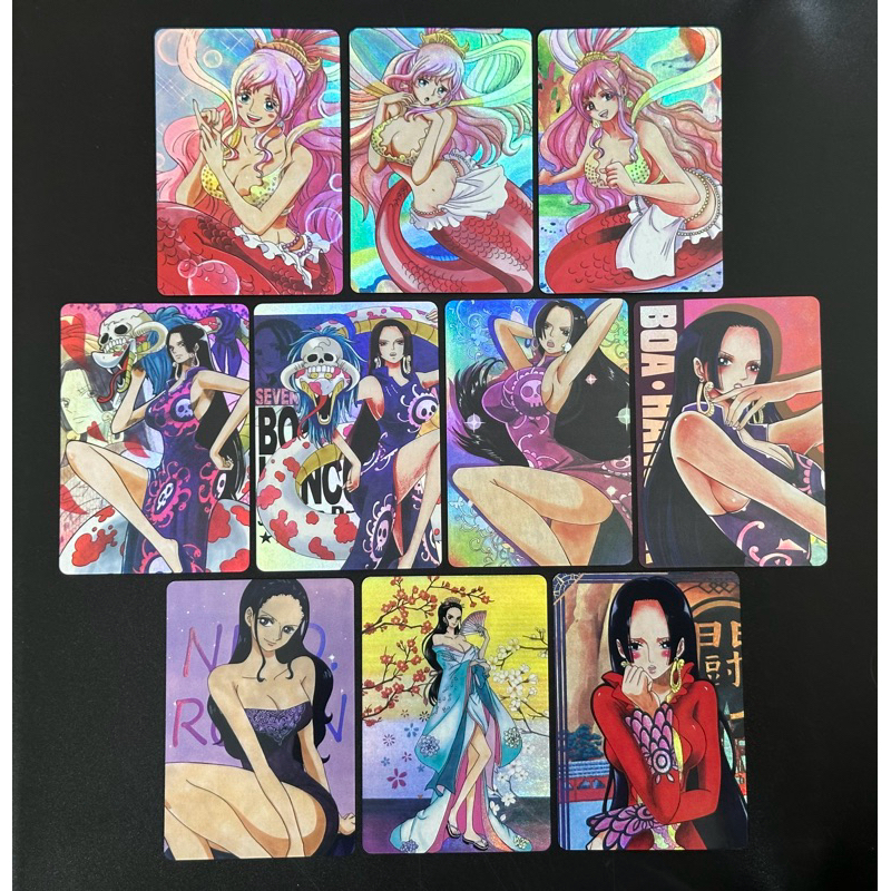 Thẻ Custom nhân vật One Piece với hiệu ứng hologram
