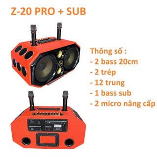 Loa karaoke TNPRO Z-20PRO+SUB - Super bass - 16 đường tiếng