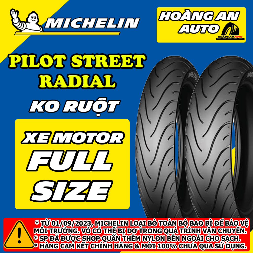 (PILOT STREET RADIAL - MOTOR PKL) Vỏ lốp xe Michelin Pilot Street Radial cho Motor PKL