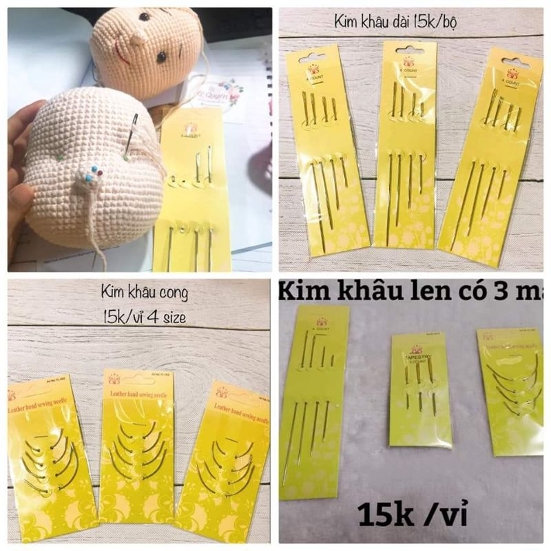 Kim khâu len