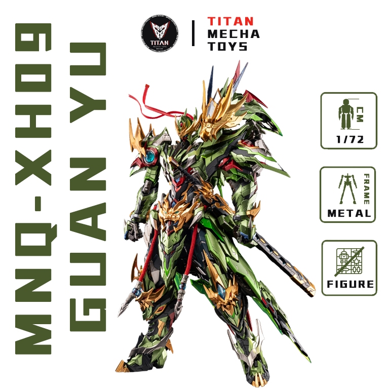 [ Hàng Sẵn ] Mô hình đồ chơi lắp sẵn 1/72 MNQ-XH09X Guan Yu (Quan Vũ)