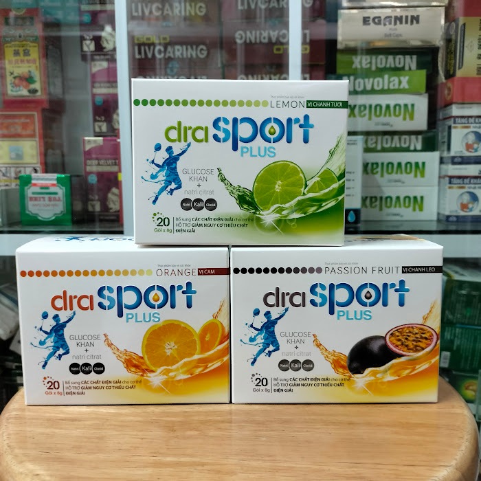 ORESOL DRA SPORT hộp 20 gói Giúp cơ thể bù nước và điện giải