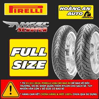 Vỏ lốp xe Pirelli Angel Scooter cho TAY GA: SH125 150, NVX, ADV, PCX, VARIO, AIRBLADE..., vỏ ko ruột - giá 1 cái
