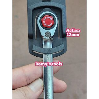 Cờ lê vòng miệng tự động 12mm Action dài 170mm