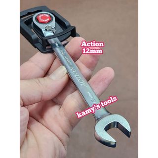 Cờ lê vòng miệng tự động 12mm Action dài 170mm