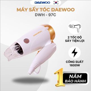 Máy sấy tóc tạo kiểu thời trang DAEWOO DWH-97C công suất 1600w, BH 1 năm