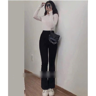 Quần ống loe vải siêu hot, siêu đẹp Haiphuc