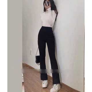 Quần ống loe vải siêu hot, siêu đẹp Haiphuc