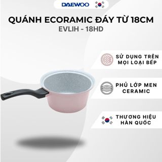 Quánh Ecoramic đáy từ 18cm (hồng) EVLIH-18HD