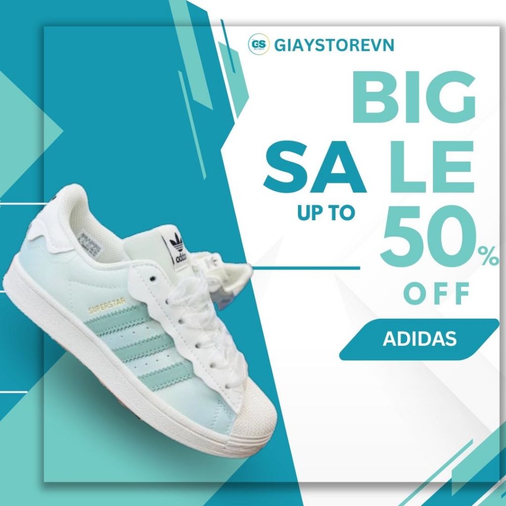 Giày_Adidas Sò Xanh Nữ, Giày Sò Xanh Thể Thao Bản Đẹp Full Box,Full Size