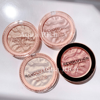 Phấn Highlight Bắt Sáng Siêu Mịn Revolution Highlighter Reloaded 10g [Golden Lights - Raise The Bar - Just My Type]