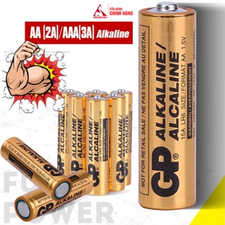 Vỉ 2 viên pin kiềm AA 2A, AAA 3A Pin tiểu, đũa GP Alkaline 1.5V 15A Minh House