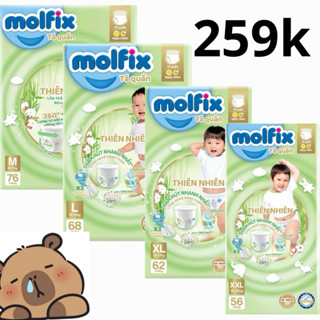 ”(MẪU MỚI 2024) Tã/Bỉm Quần Molfix Gói Cực Đại - Tiết Kiệm Giá Tốt Đủ Size M76/L68/XL62/XXL56