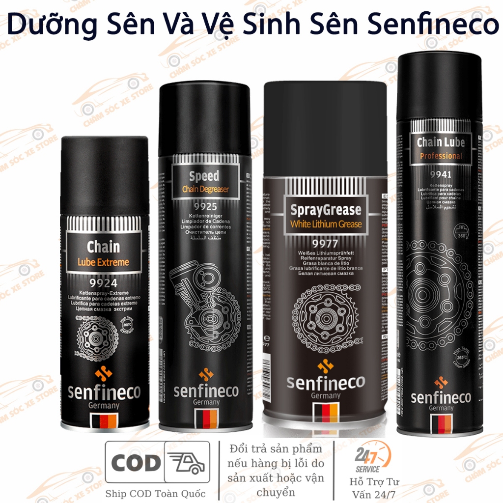 Dưỡng Sên Senfineco 9924/9977/9941/9925 Chống Văng Cao Cấp