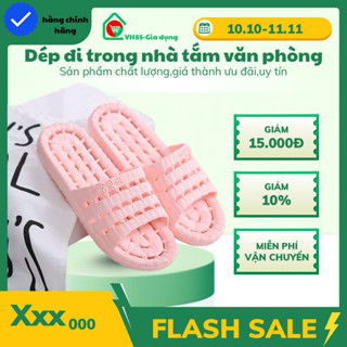 Dép Đi Trong Nhà Tắm, Văn Phòng Xốp Lỗ Siêu Nhẹ, Bền - Chống Trơn Trượt, Đủ Màu Sắc
