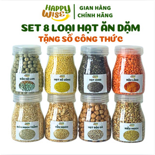 Set 8 Hạt Dinh Dưỡng Nấu Cháo Cho Bé, Combo 8 Loại Hạt Ăn Dặm, Set Hạt Ăn Dặm, Hạt Nấu Cháo Cho Bé