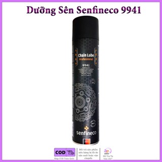 Senfineco 9941 Xịt Dưỡng Sên Mỡ Bò Xanh Cao Cấp - Chain Lube Ceramol Professional [650ML]