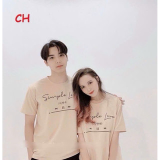 Áo đôi simple love tici (2c) COK546