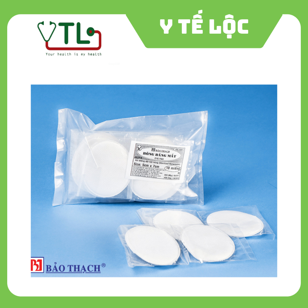 Bông băng mắt Bảo Thạch - Gói 10 miếng