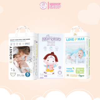 Tã Bỉm Dán/Quần Momotaro, Bỉm Love Max, Bỉm Honey Thường Cho Bé Đủ Size