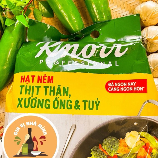 HẠT NÊM THỊT HEO XƯƠNG ỐNG KNORR ( 900GR -3KG -5KG)