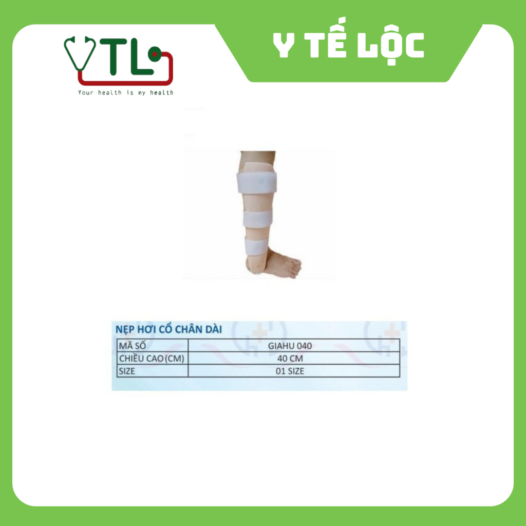 Nẹp hơi cổ chân Dài