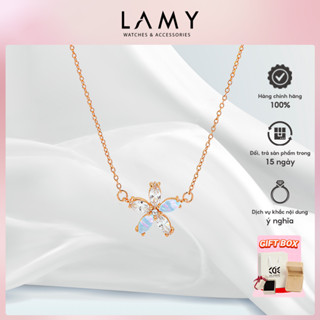 Dây chuyền bạc nữ CDE Celestial Bloom Necklace Rose Gold CDE6419RG