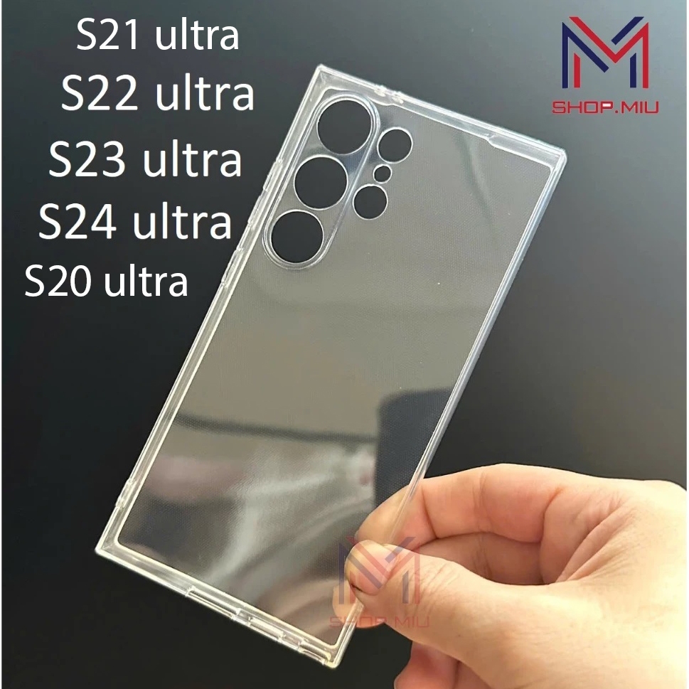 Ốp silicon Ốp lưng SamSung S24 ultra , S23 ultra , S22 ultra , S21 ultra , S20 ultra ốp samsung chống sốc bảo vệ camera