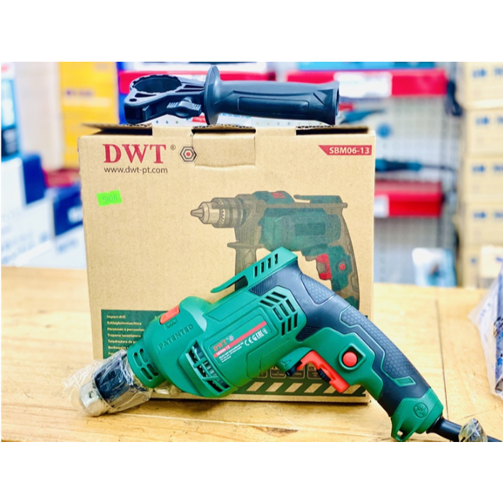 Máy khoan Điện 600W DWT SBM06-13 DWT ( 13MM ) ( có chỉnh tốc )