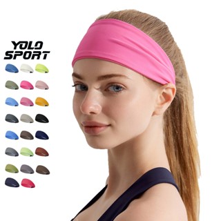 Băng Đô Thể Thao Nữ Cool Max Làm Mát Thấm Hút Mồ Hôi Chống Trơn Trượt Co Giãn Thoải Mái Chạy Bộ Tập Gym Yoga Thể Dục