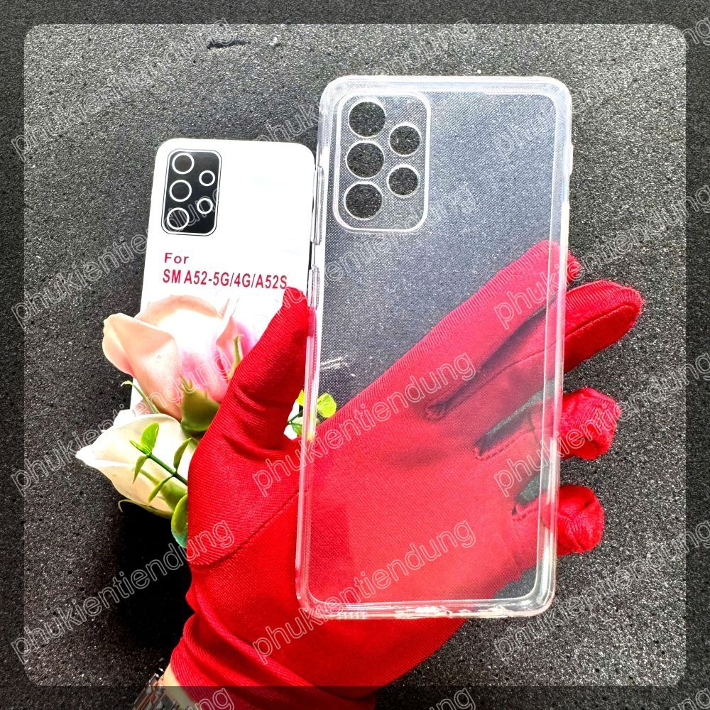 Ốp Lưng Samsung A52s / A52 4G / A52 5G Nhựa Dẻo Trong Sò Cao Cấp Viền Chống Trơn
