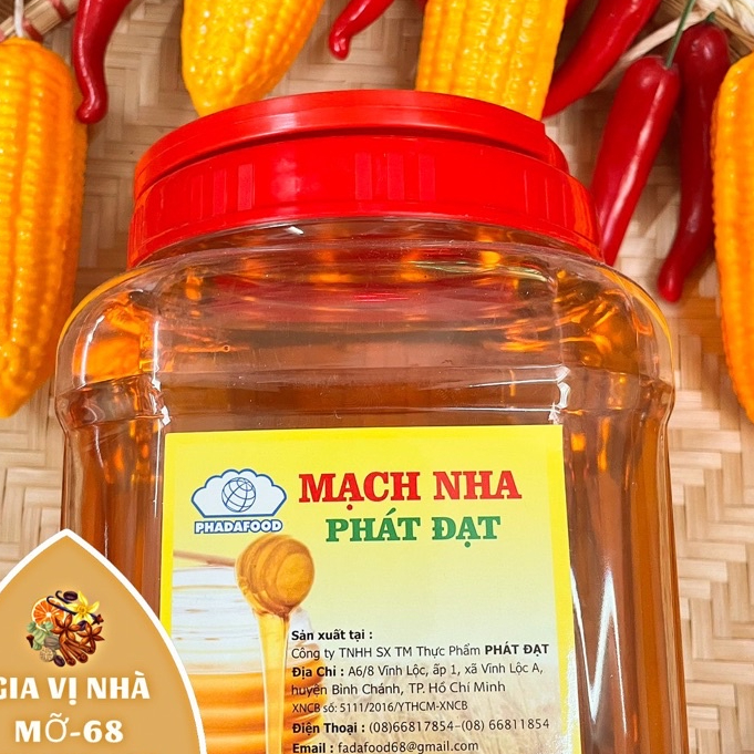 Mạch nha Phát Đạt bình hàng chính hãng - trọng lượng 5kg