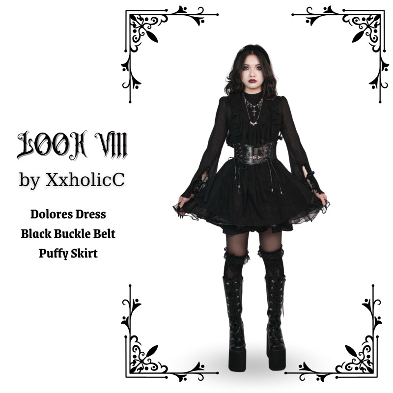 [ XxholicC ] - THIẾT KẾ Set Đầm DOLORES 3 món