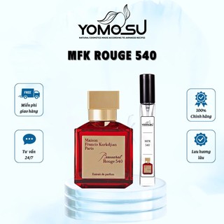   AUTH-SANG TRONG  Nước Hoa Unisex MFK Baccarat Rouge 540 lưu hương lâu 10ml,20ML,30ML - YOMOSU 