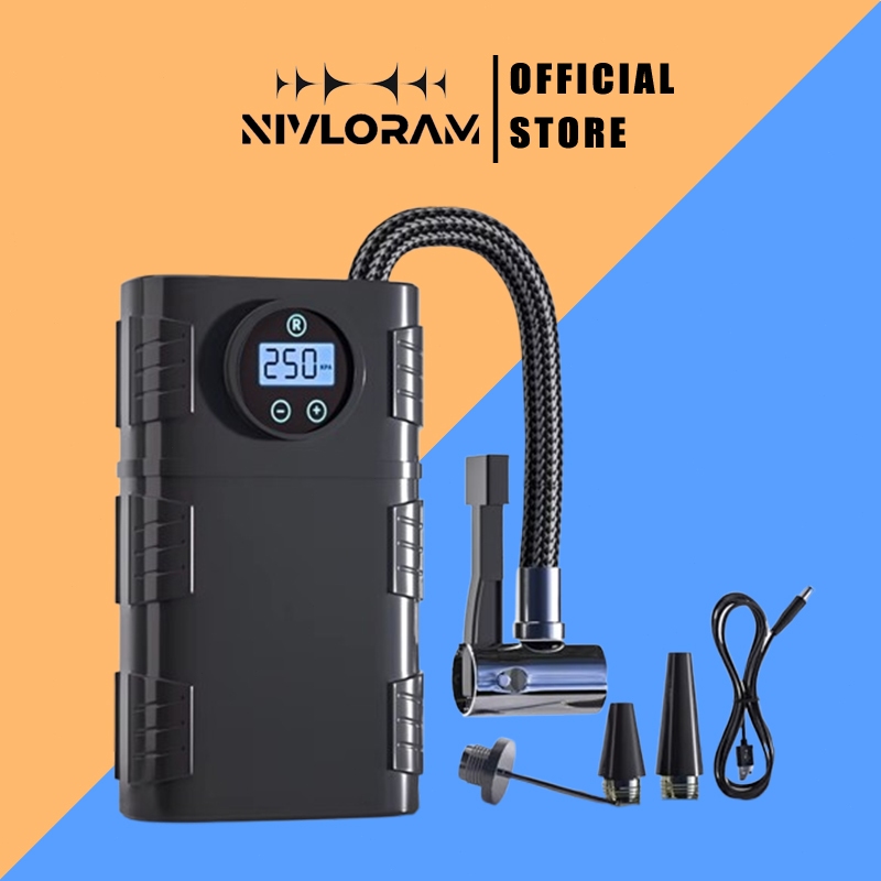 máy bơm khí không dây cầm tay,sạc USB,ngắt tự động,thích hợp cho lốp và bóng xe đạp và ô tô và bóng,Theo dõi áp suất lốp